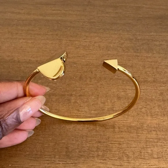 Kate Spade Gold Heritage Heart Cuff - Picture 5 of 7